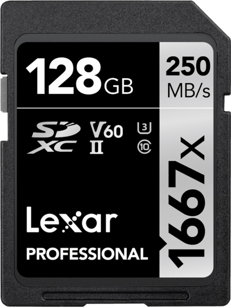 Lexar Professional - flashhukommelseskort - 128 GB - SDXC UHS-II