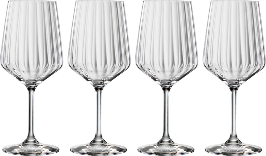 optica rødvinsglas bordeaux, 4 stk. - 70 cl.
