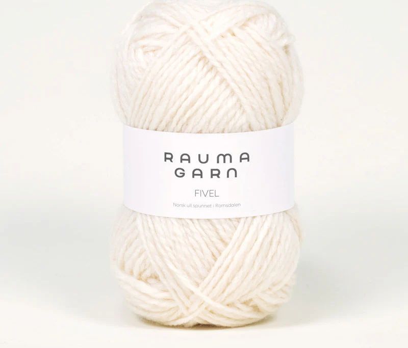 Rauma Fivel 01 Natur Garn 12