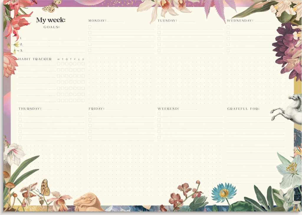 Burde Weekly Planner Fantasy