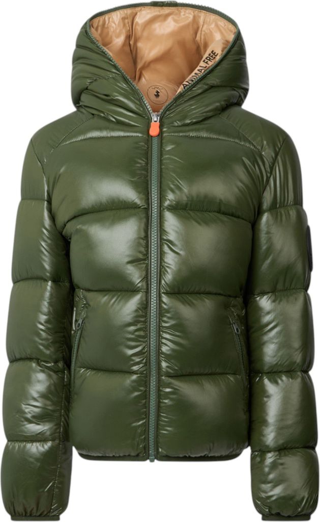 Save The Ducktil kvinder/piger. J31280B-LOVE21 Artie grøn frakke (12años= 152cm), Casual, Bæredygtig, Genanvendt nylon, børnetøj