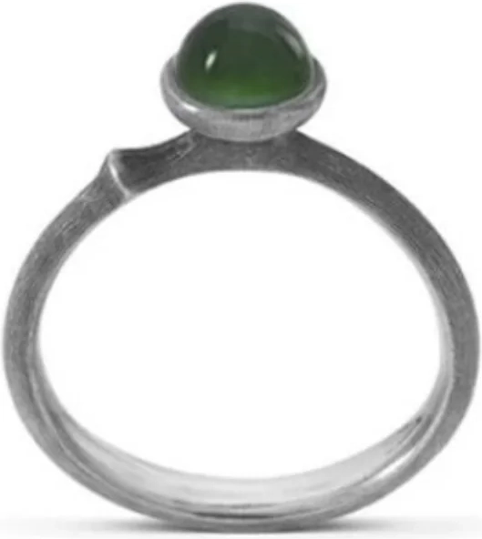 lotus ring str. 0 sølv