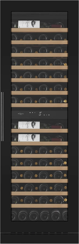 mQuvée Vinkøleskab Til Indbygning WineCave 187 Anthracite Black Sort