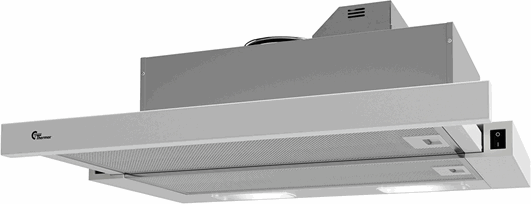 THERMEX Gemini III for central ventilation, 600 mm, With switch, White