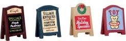 Lemax Village Signs Set Of 4