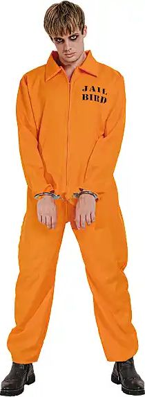 Halloween orange fange kostume 180