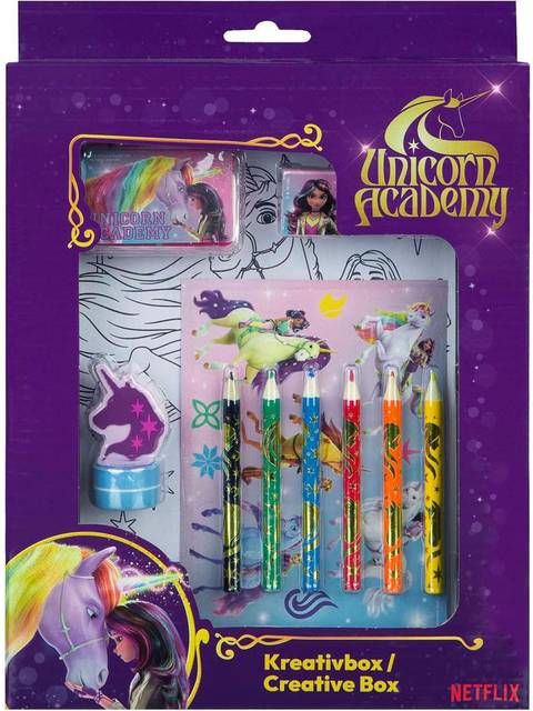 Undercover Unicorn Academy Creative Box Multi Patterned
