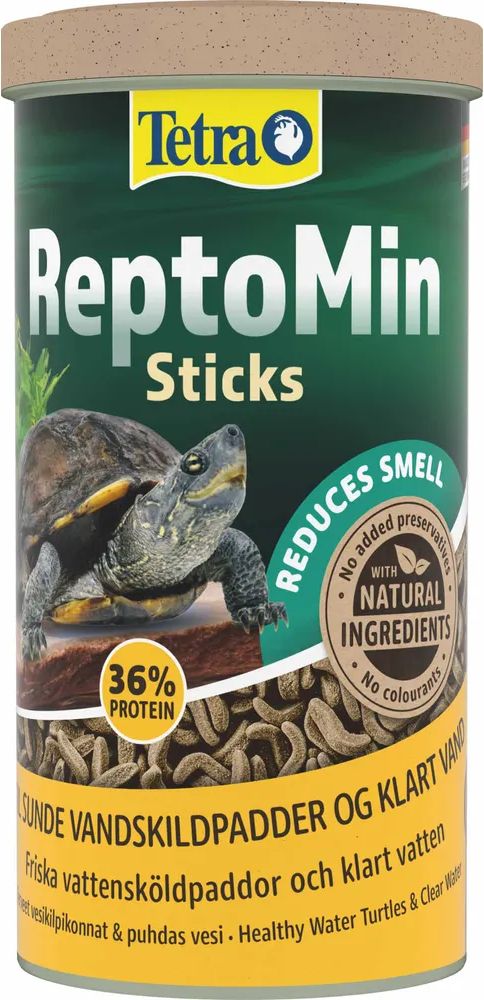 Tetra Tetra ReptoMin Foder Til Sumpskildpadder 1 Liter