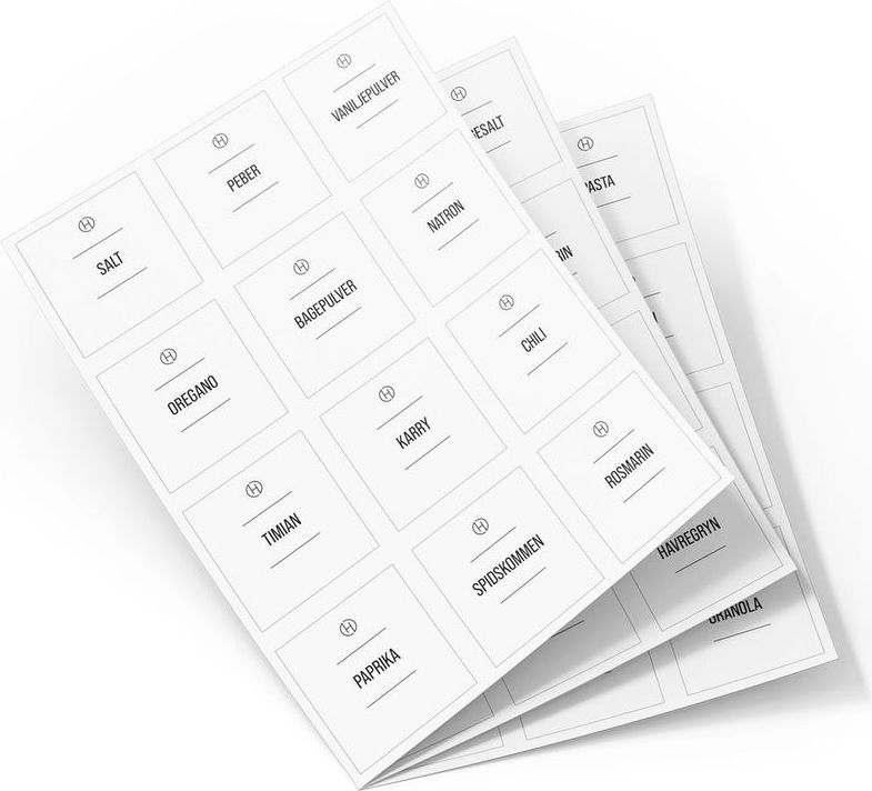 OlsenHome Labels Til Organisering 84 Stk