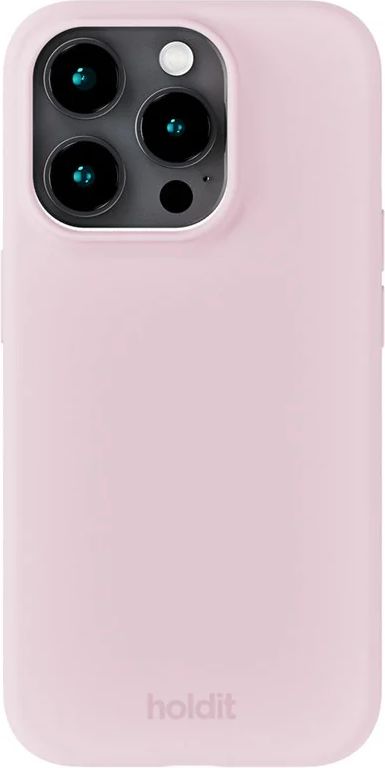 Holdit iPhone 16 Pro Soft Touch Silikone Case - Pale Pink