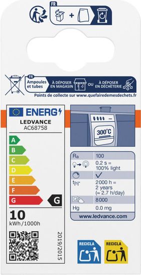 Osram Halostar Ovn G4 Capsule 10W 130lm 2-Pak