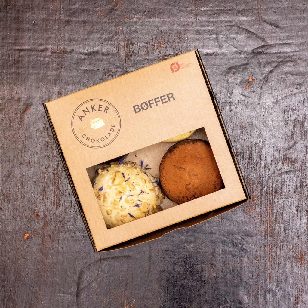anker chokolade – 4 special flødeboller
