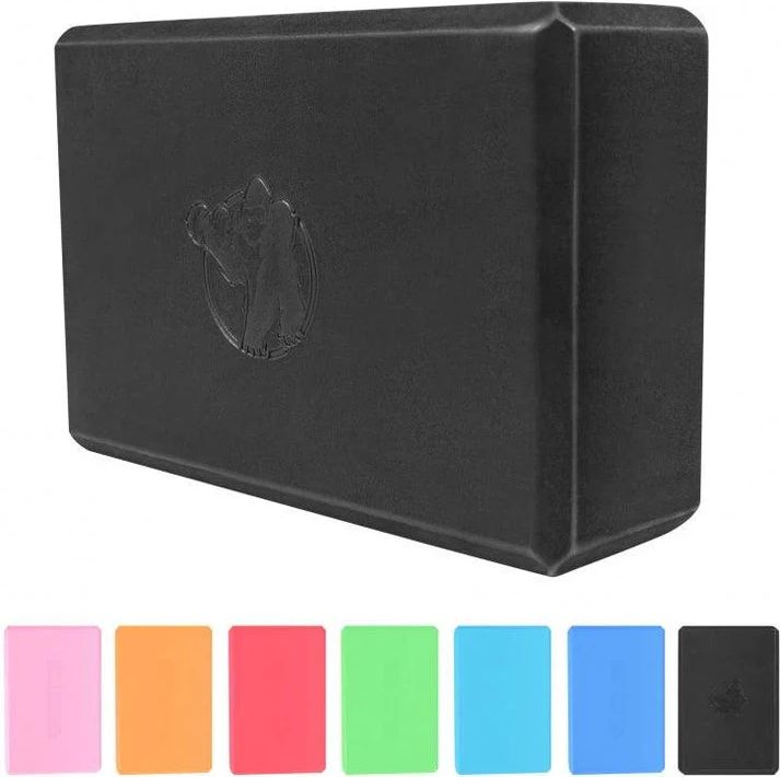Gorilla Sports Yoga Blok Sort