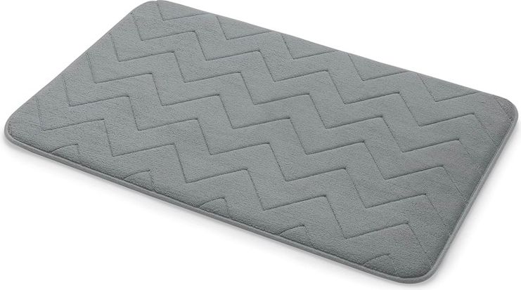 Gedy Mousse badrumsmatta - Memory foam - Grå 50x80 cm