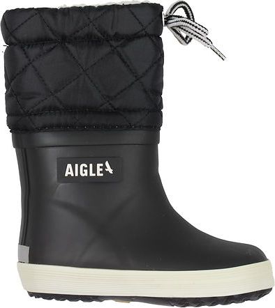 aigle termostøvler - giboulee 2 - sort m. hvid