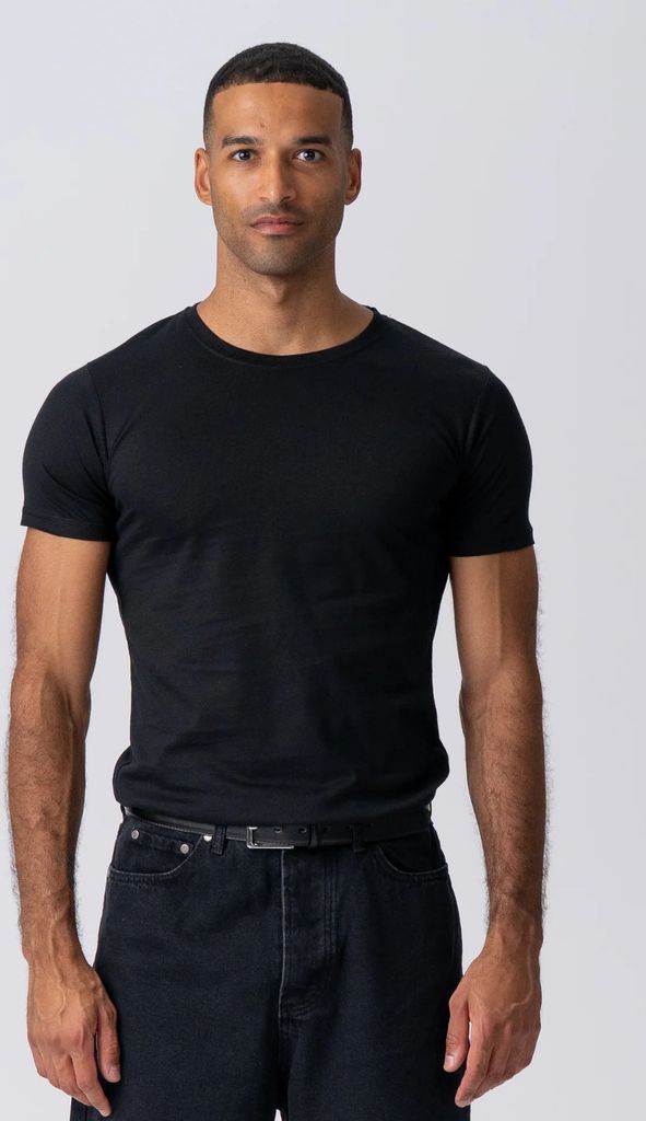TeeShoppen Muscle T-Shirt - Sort
