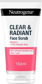 NEUTROGENA Neutrogena Clear & Radiant Face Scrub Vitamin C+ 0,5% Salicylic Acid 150 ml |White |150 ml