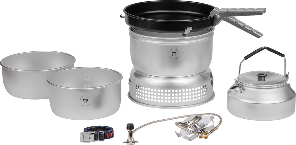 trangia 25-4 ul with gas burner ul - ultralight aluminum