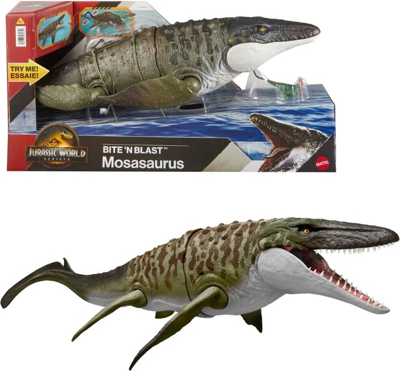 jurassic world bite 'n blast mosasaurus