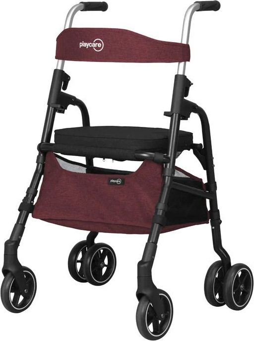 W05 rollator / indkøbsvogn - Bordeaux