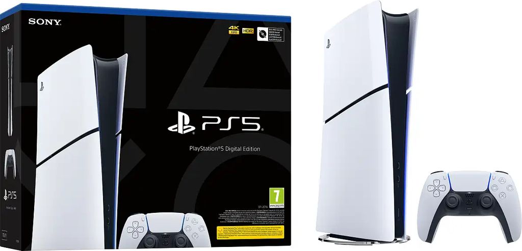 Sony PlayStation 5 Slim Digital Edition 825 GB - White