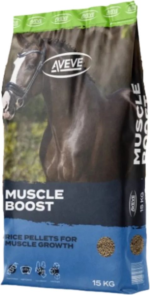 aveve muscle boost 20 kg. (skifter til 15 kg. når de sidste er solgt)