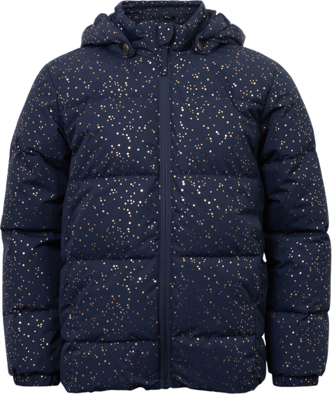 Soft Gallery Pige Vinterjakke Eco Coating - Dress Blues Glitter