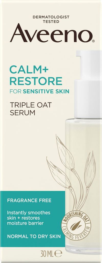 aveeno face calm+restore triple oat serum30 ml
