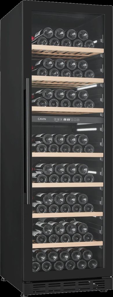 Cavin Arctic Collection 151D Fullglass Vinkøleskab Sort