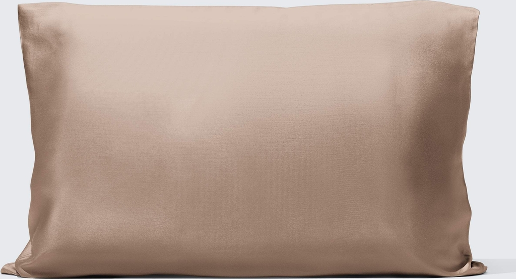 silky bamboo pillowcase, dark truffle