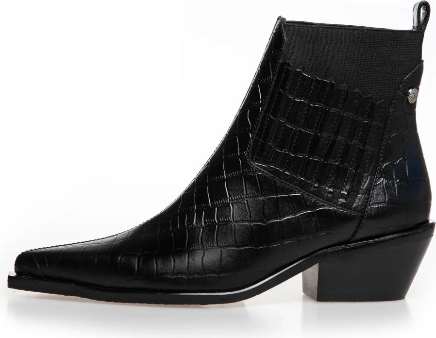 the walking boot - leather - black