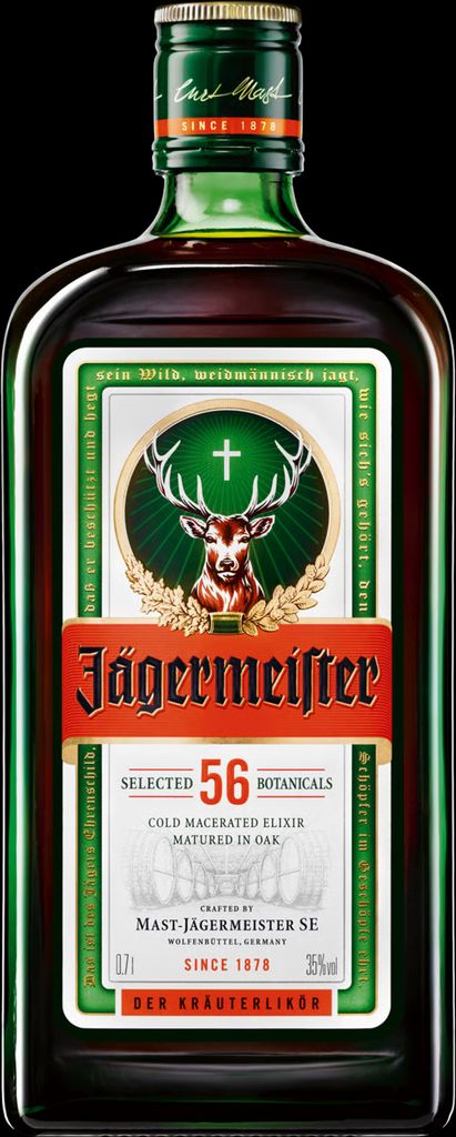 jägermeister 35% 0,7 l.