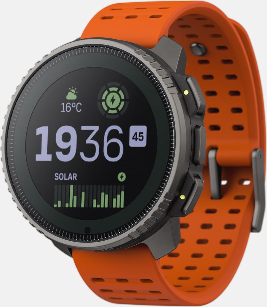Suunto Vertical - glass fibre reinforced polyamide - sport watch with strap - titanium solar canyon