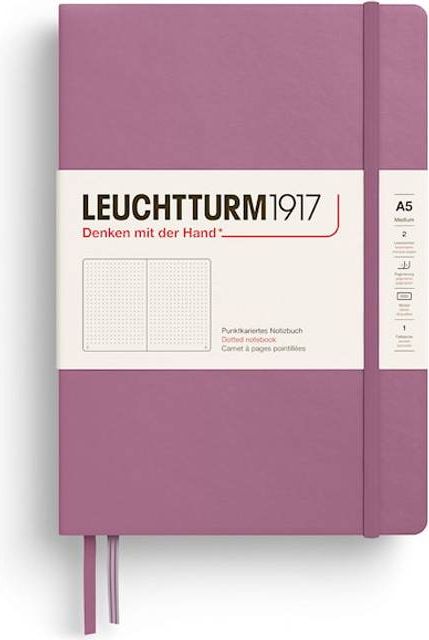 Anteckningsbok A5 Soft Linjerad Dusty Rose Leuchtturm1917