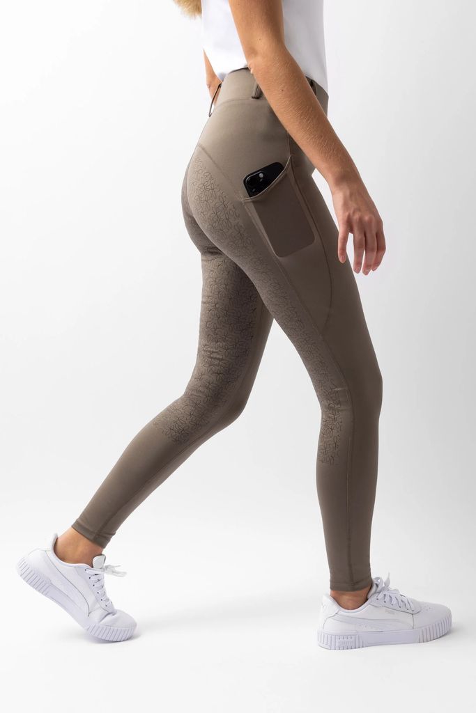 Dea Full Grip Tights, damemodel Beetle green 36