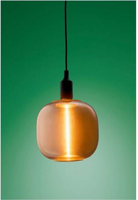 Airam Unna LED Amber E27 Sort Pendel