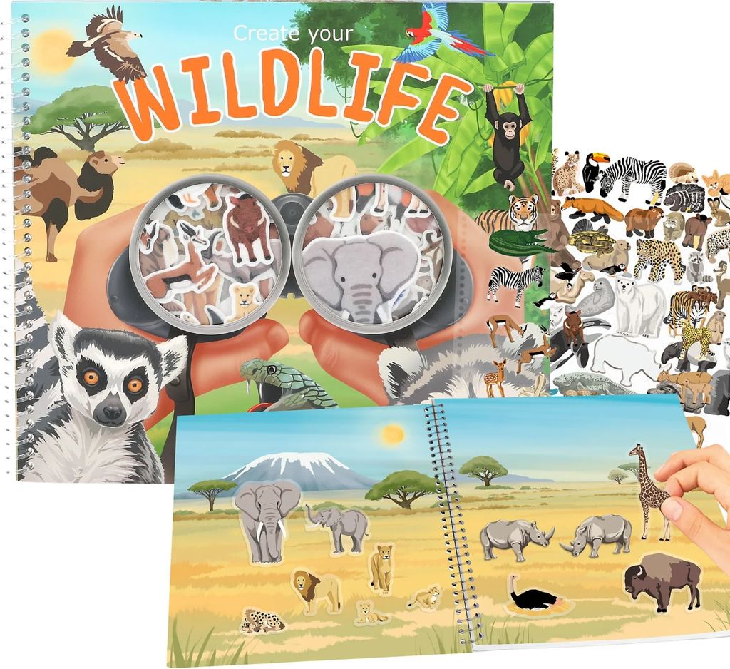 Magni Depesche Stickerbuch Create Your Wild Life