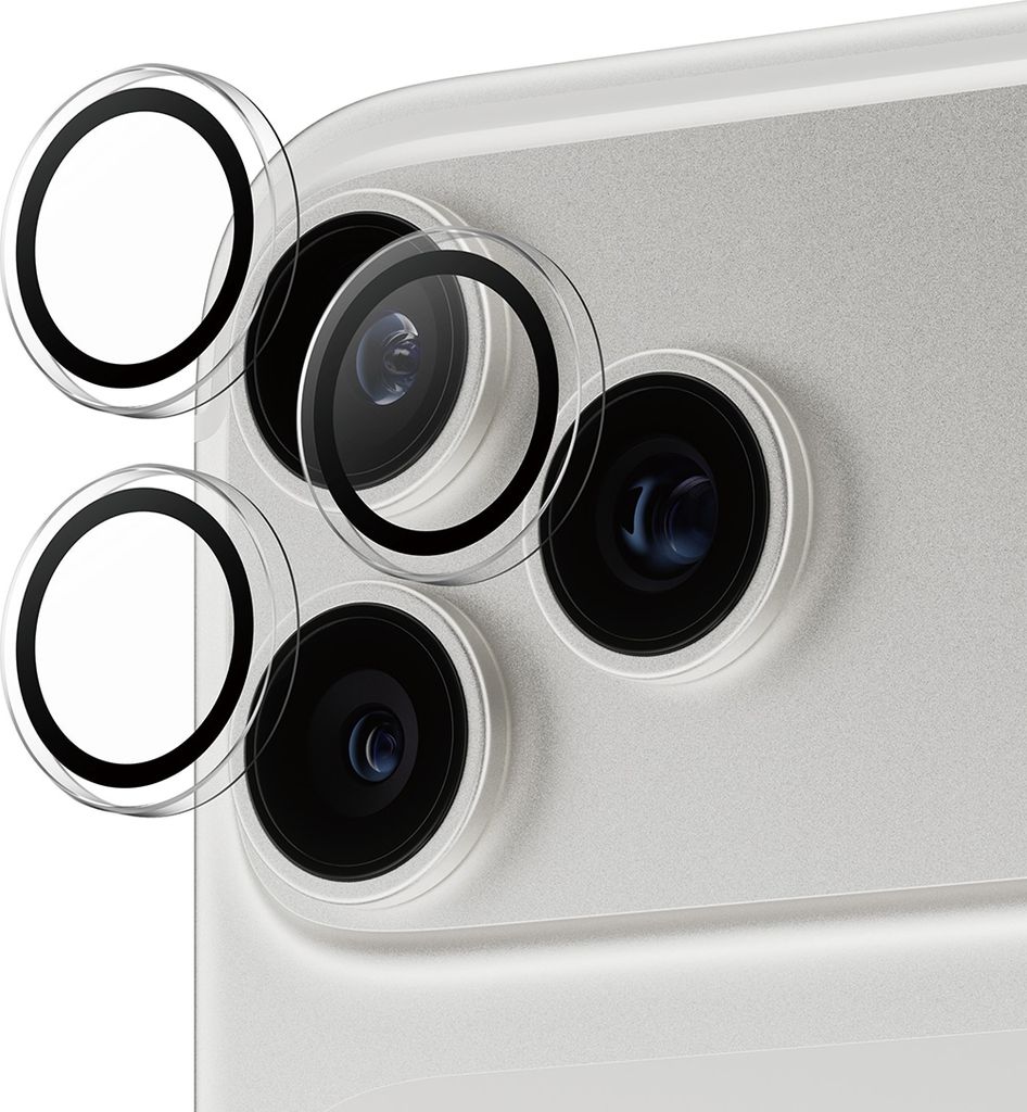 PanzerGlass Hoops Klar Kamera Lens Beskyttelse iPhone 17 Pro Max