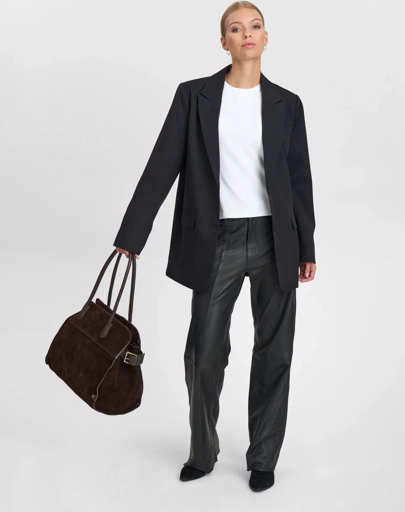 DEPECHE Madrid Shopper - Brown - ONE SIZE