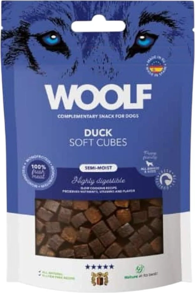 Woolf Soft Cubes Duck 100 g
