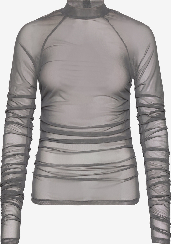 Printed Mesh Plated Long Sleeve
