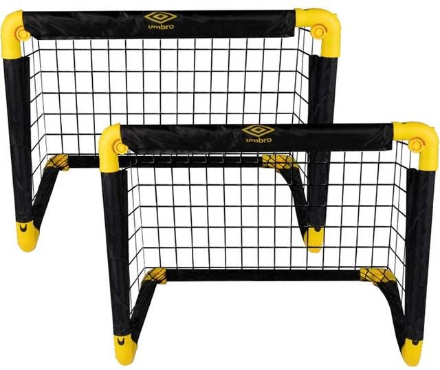 Umbro 2 fodboldmål med net 55x44x44cm UMBRO