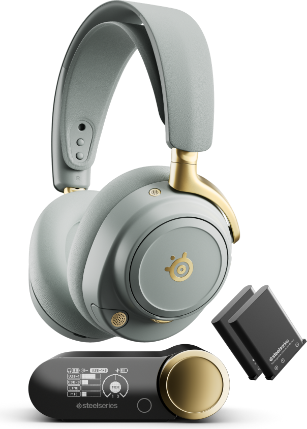 SteelSeries Arctis Nova Elite Sage/Gold