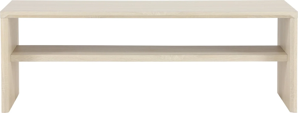 telemarket sofabord - 100 x 50 cm | hvidpudset