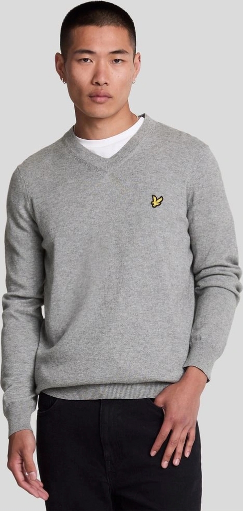 cotton merino v neck jumper - v-hals