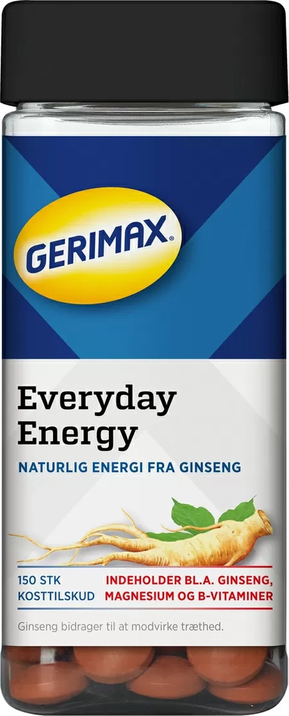 Gerimax Everyday Energy Kosttilskud 150 stk