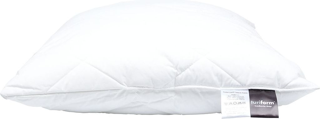 Turiform Fiber Pillow White 60x63 cm Fiberpude (160x)