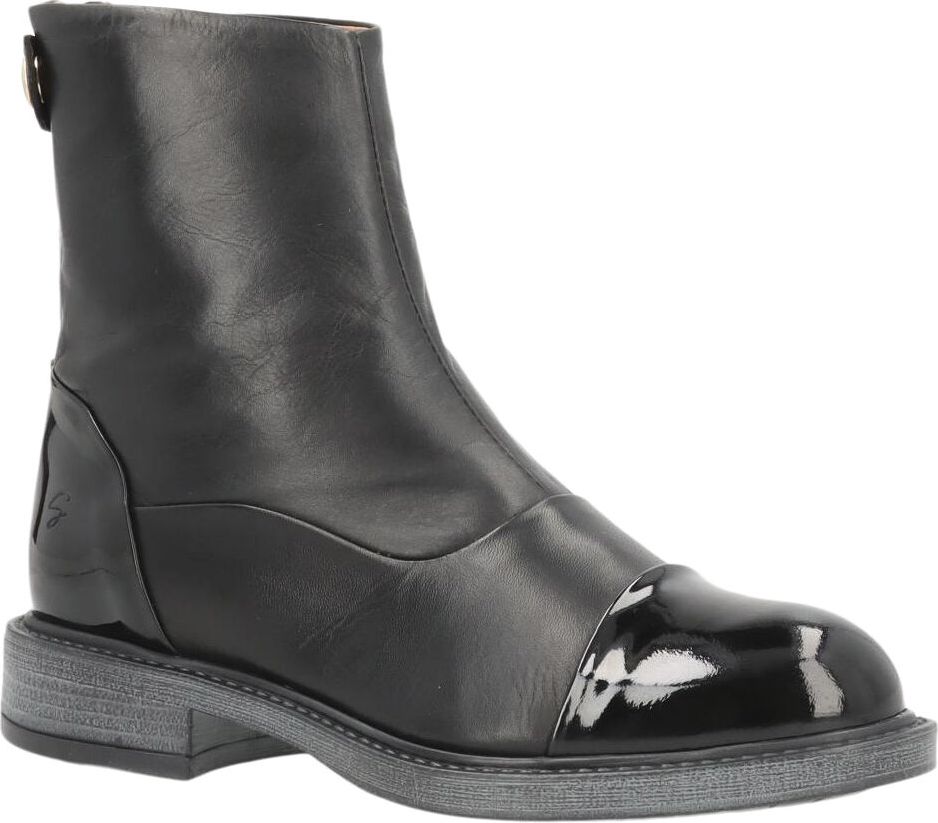 Shoedesign Copenhagen Dahlia Kvinde Black P Ankelstøvler Str 39 - hos Magasin