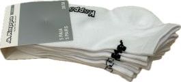 Kappa Trex DK 5-Pak Footies - Hvid