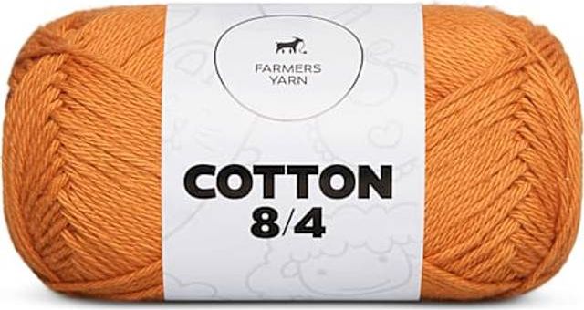 farmers yarn 8/4 bomuldsgarn - okker 95